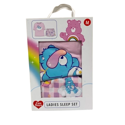 BNIB  Womens  Size M Care Bears Pyjamas Multicoloured 