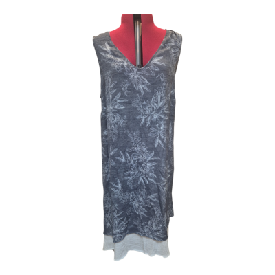Autograph Womens  Size 20 Casual Dress Blue / Grey / Pattern / White 