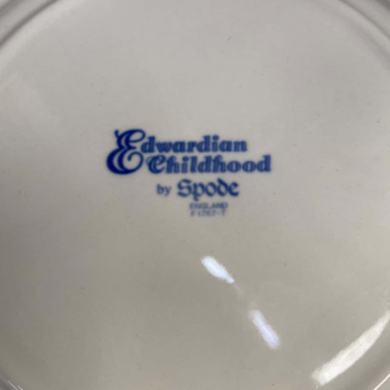 Spode 8 inch Imperialware Plate, The Edwardian Childhood