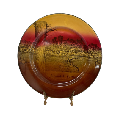 Royal Doulton Bodiam Castle D4504 - Vintage Castle Plate 1920's