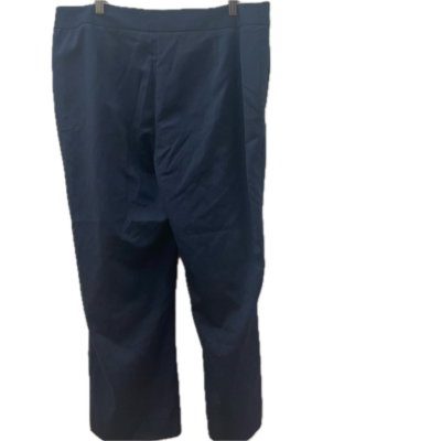 David Lawrence Womens Dress Pants Size 16 Navy Blue 