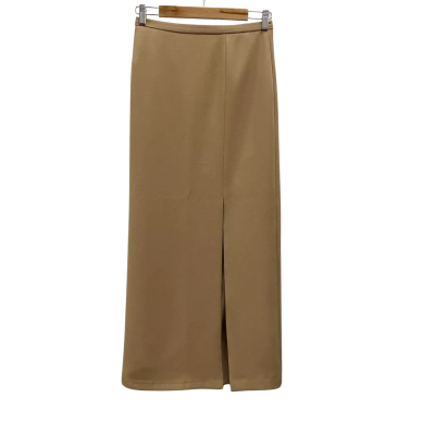 Vintage Jacqui-E Womens  Size 14 Maxi Skirt Mustard 
