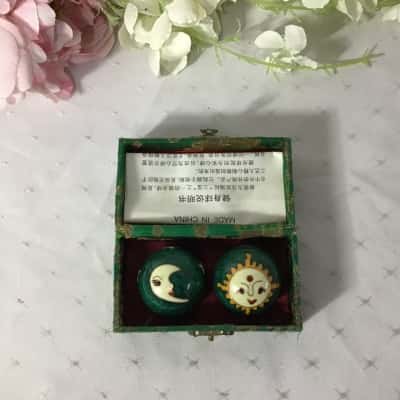 Chinese Moon & Sun Meditation Health Balls in Box