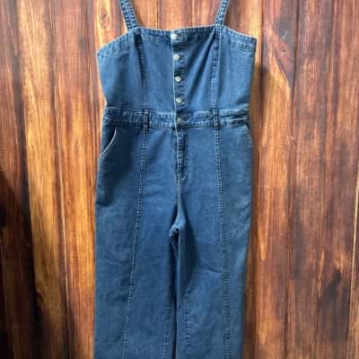 City Chic denim overalls  Size L 