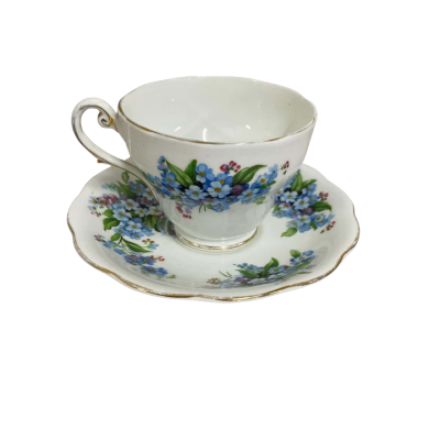 Royal Standard "Forget Me Not" Tea cup & saucer