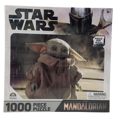 The Mandalorian 1000 Piece Puzzle featuring Grogu (also known as Baby Yoda)
