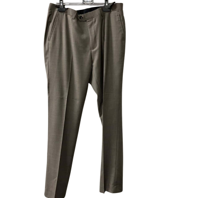 Oxford Mens Size L Merino Wool Suit Pants in Grey 