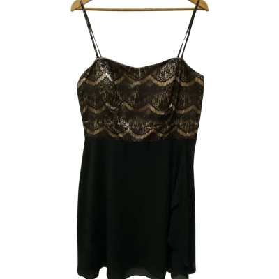 City Chic Womens  Size S Midi Dress / Strapless Dress Black  