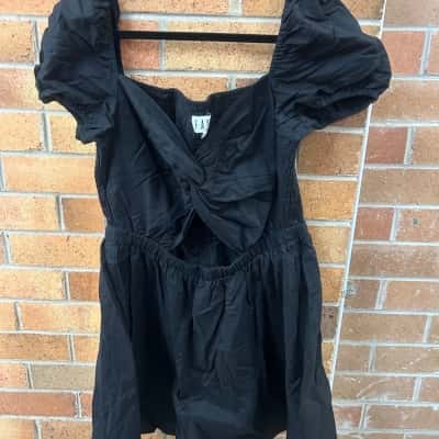  Womens FAYT Size 16 Black  Mini Dress 