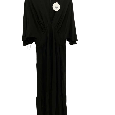 Henry Oscar  Size 16 Dress Black  Linen/Viscose  RRP99