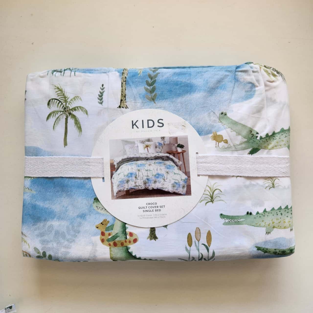 Pillowtalk Kids Croco Quilt Cover Set Single Bed(s)