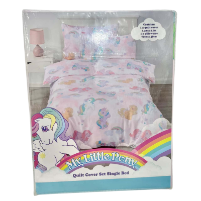 BNWOT My Little Pony Doona Cover & Pillow Case Set 