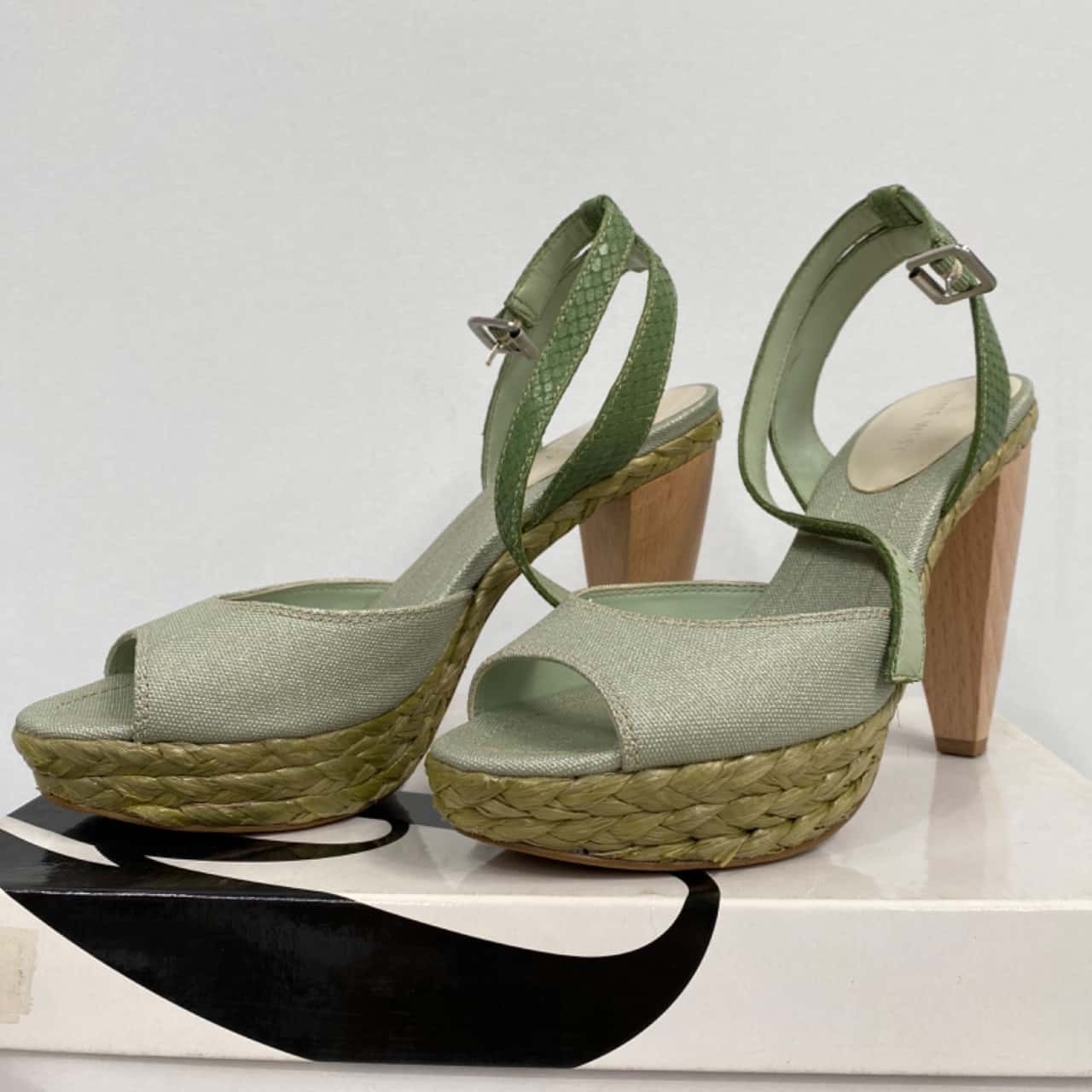 Women’s ‘NINE WEST’ Sage Green Heels