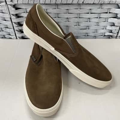 Vans Mens  Size 10 Loafers Brown 