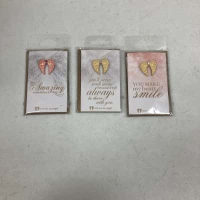 You Are An Angel Wing Pins x3