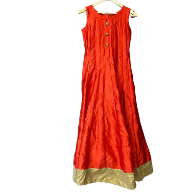 Vintage Girlish Womens Size 34 Red Dress
