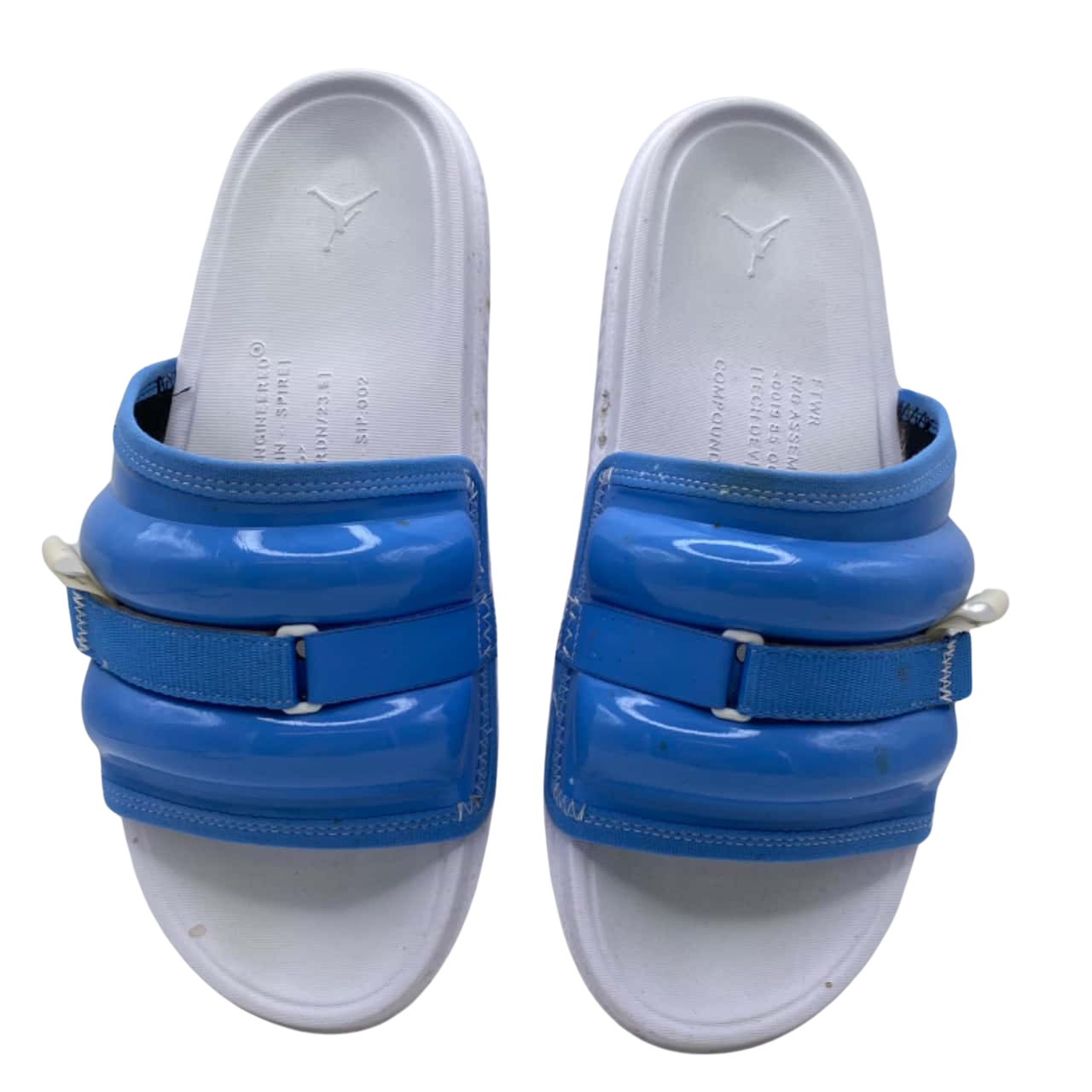 Jordan Mens Super Play Slide Shoes Size 14 Blue