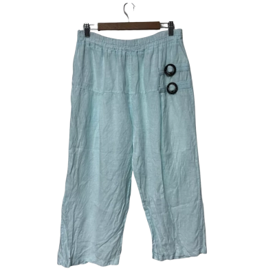 Mirra Mirra Linen Pants Size 2 Light Blue