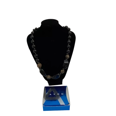 Avon Rose Beaded Necklace
