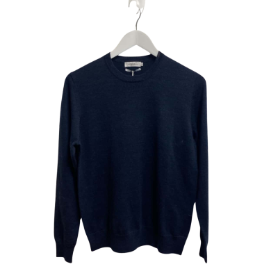 H.Brothers Womens  Size XS Crew Neck Jumper/ Navy Marvel