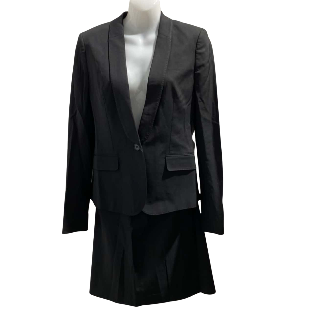 Country Road Womens Black Blazer and Skirt Set. Size 8 1576396