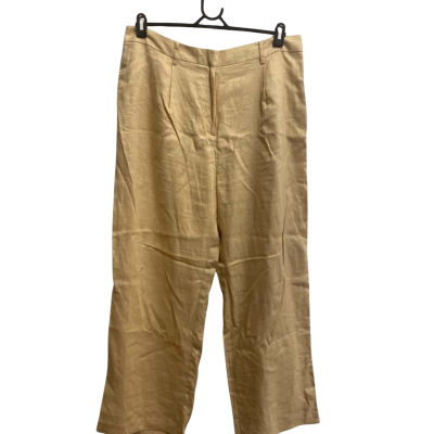 Forever New Womens  Size 16 Flared Pants Cream 