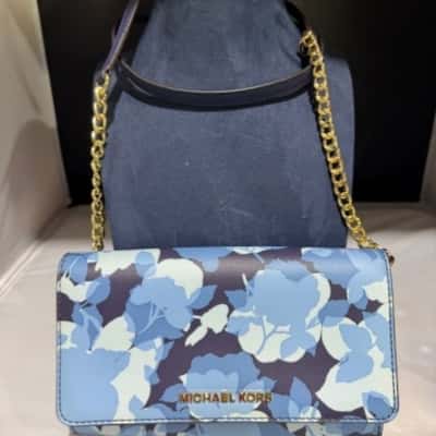 Michael Kors Womens Cross Body Bag Blue 