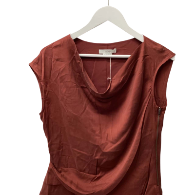  Womens  Size 12 Sleeveless Top Brown 