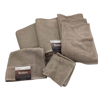 8 x Morgan & Finch Bathroom Towel Set 2 Towels, 2 Face Washers, 3 Hand Towels 1 Bath Mat       JK6