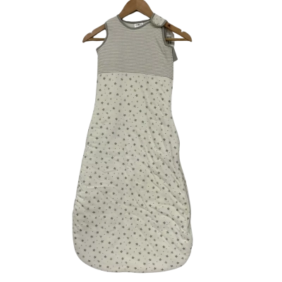 Impidimpi Organic Cotton Baby Sleeping Bag Size 104 Grey / White | Brand New 