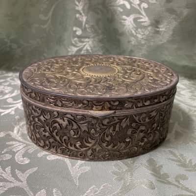Vintage Silver Jewellery Box