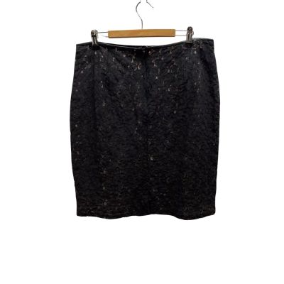 David Lawrence Womens Black Skirt Size 12