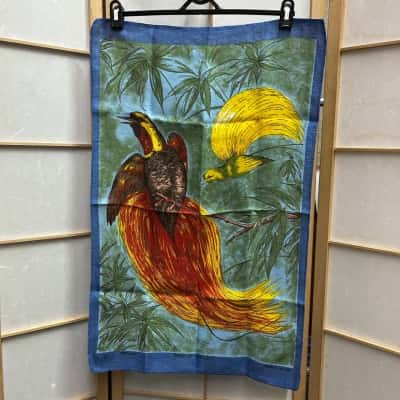 Linen Tea Towels, Lot of x2, Irish Designs
