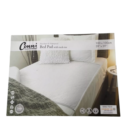 Connie bed pad with tuck ins new size 100X100CM