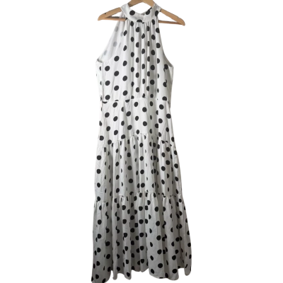  St. Frock Womens  Size 16 Maxi Dress Black  / White 
