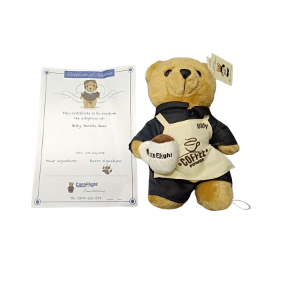 Care Flight Bear "  Billy Barista Bear"