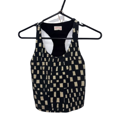 Gorman Black/ Beige Active Wear Top Size 6