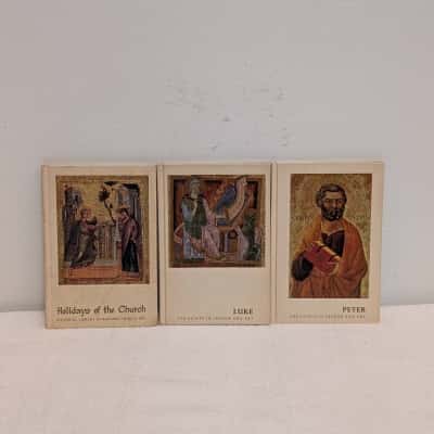 3x Religious Art Books (1960s, printed in West Germany)