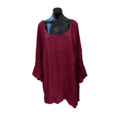 Autograph Womens  Size 30 Blouse Maroon 