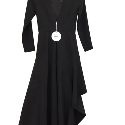 Talulah Womens  Size XS Midi Dress Black  