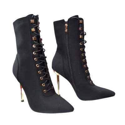 SIMMI London Women's Size 39 Black  / Gold Boots
