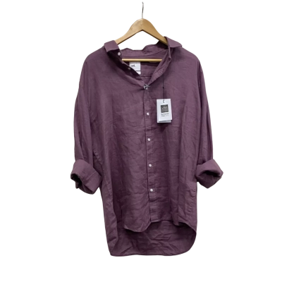 Yd. Mens Maroon Button Up Shirt Size XXL