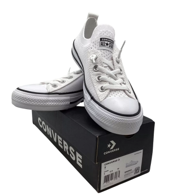 Converse Womens  Size 7(US) 5 (UK) 37.5 (EUR) Sneakers White Shoreline Knit