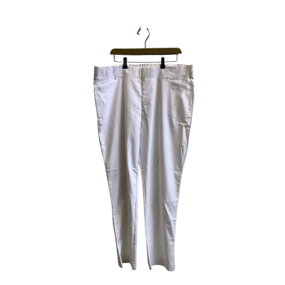 Brand New W. Lane Womens Size 16 Straight Leg Pants White 