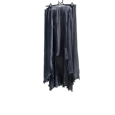 Bariano Womens  Size 8 Sleeveless Asymetrical Silk Dress Grey NWOT