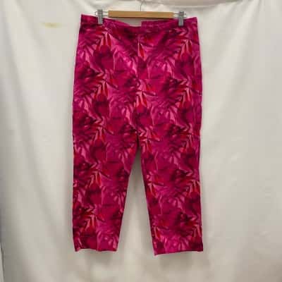 Dolina Australian Made Women's Size 14 Ankle Length Pants Pink  