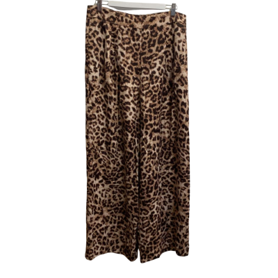 Witchery Womens  Size 12 Wide Leg Pants Animal print 