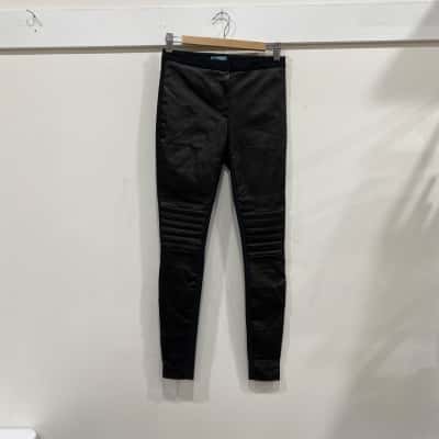 Kookai Womens  Size 34 Skinny Leg Pants Black  