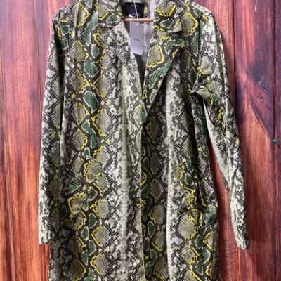Bershka  Size L Animal print / Green  new jacket 