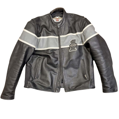 Harley Davidson Mens  Size XL Biker Black  